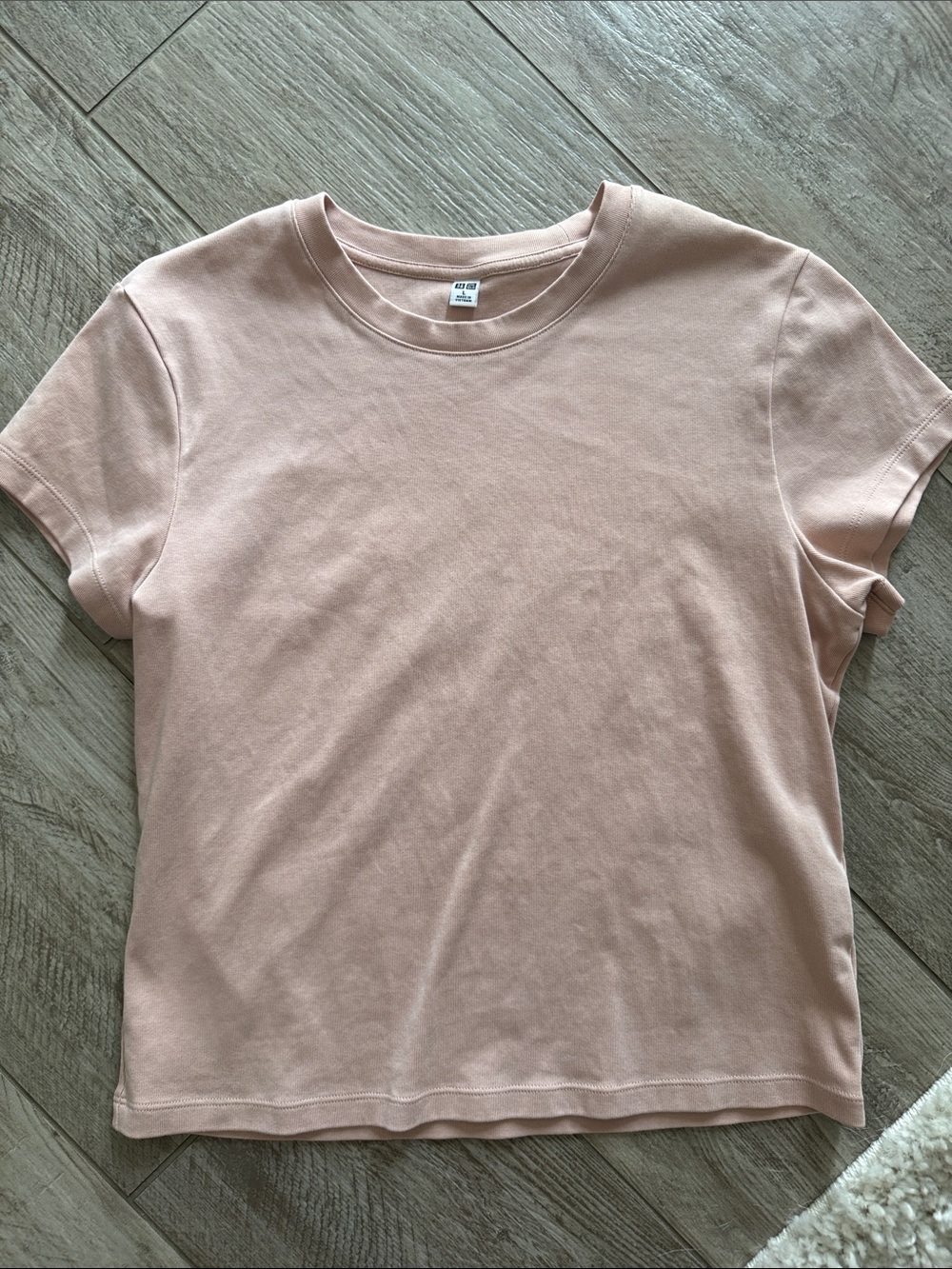 Women's Classic Crewneck Tee - Light Blush Pink